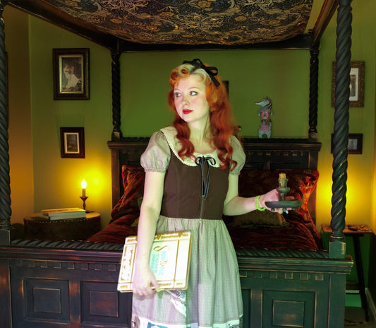 Wardrobe Project: Snow White patch dress