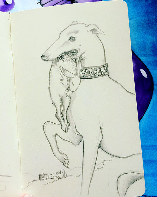 Greyhound – original art