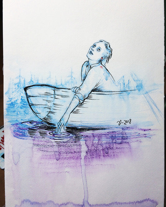 Mermaid's Call – original art