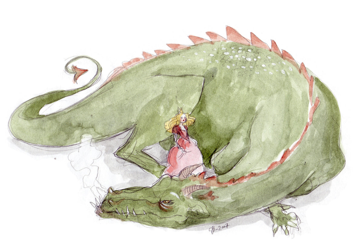 Captive Princess – A4 print