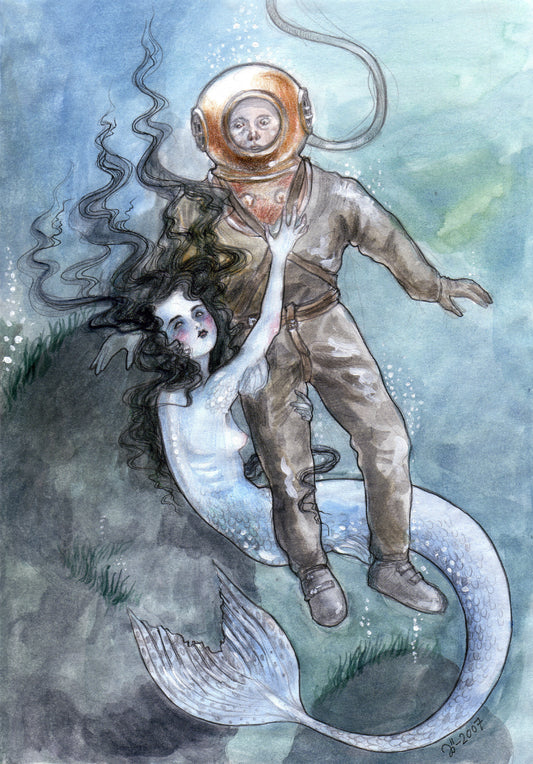 Diver – A4 print