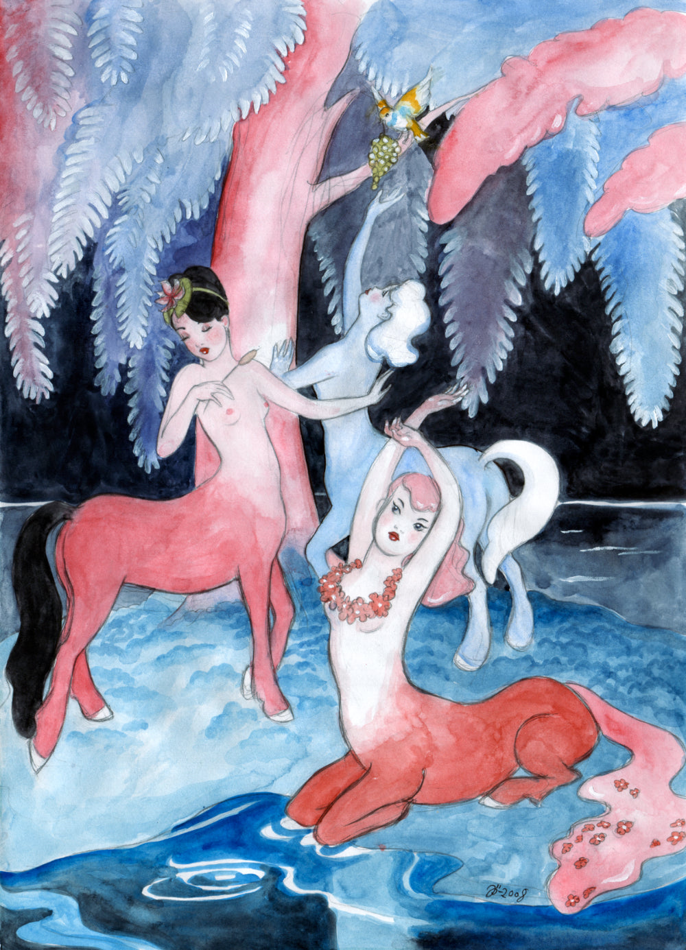 Horse Girls – A3 print