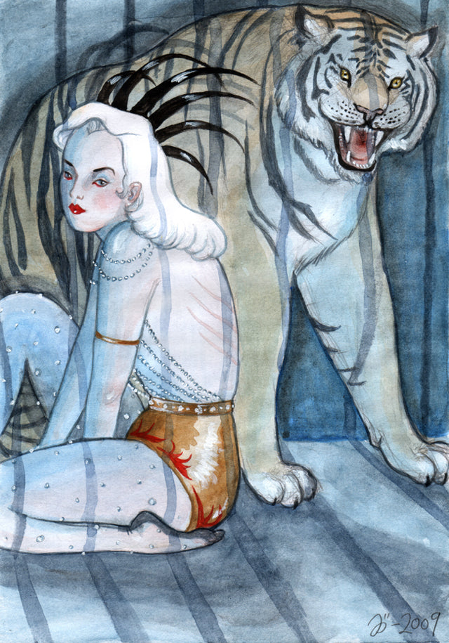 Tiger Cage – A5 print