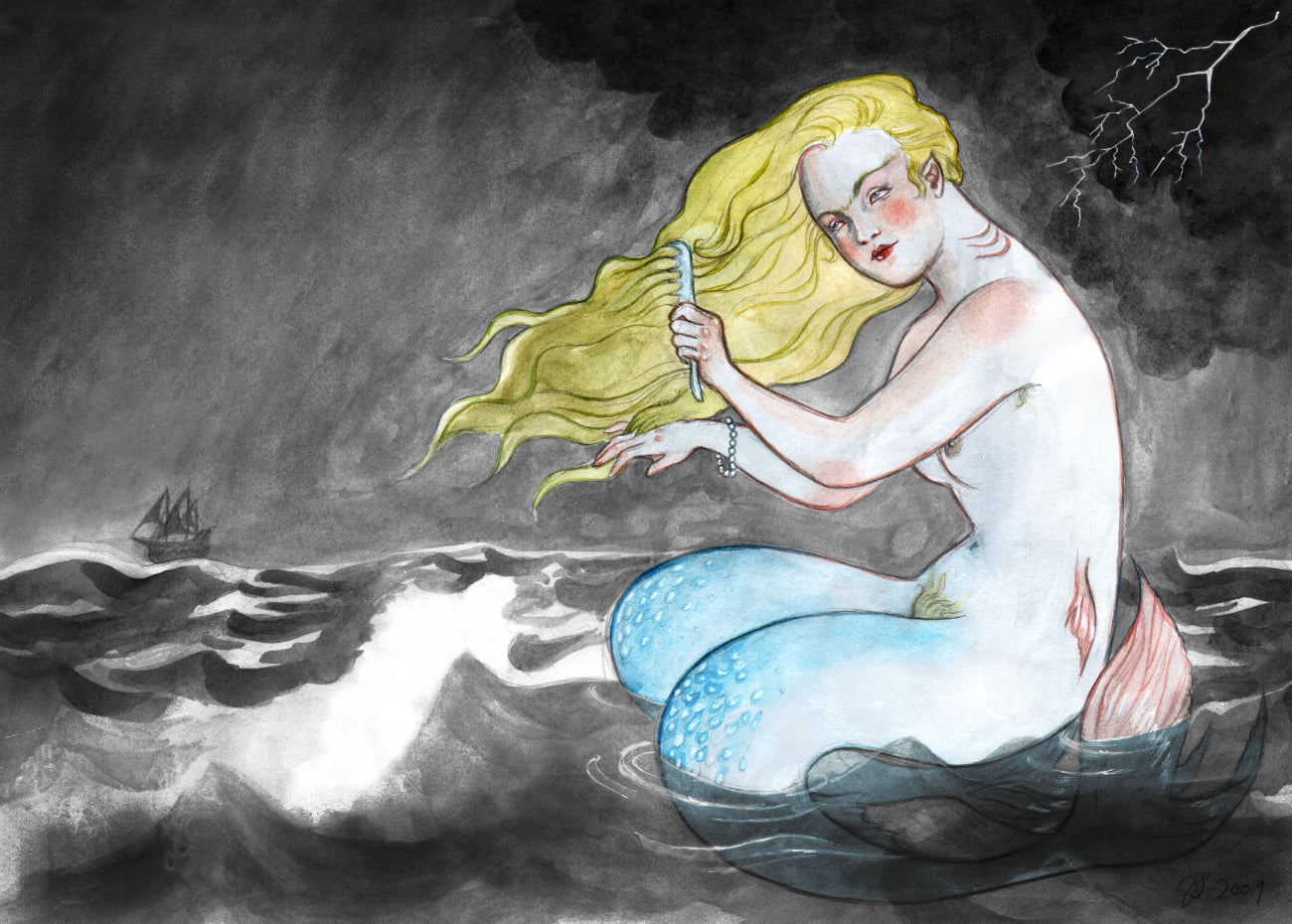 Storm Warning – A3 print