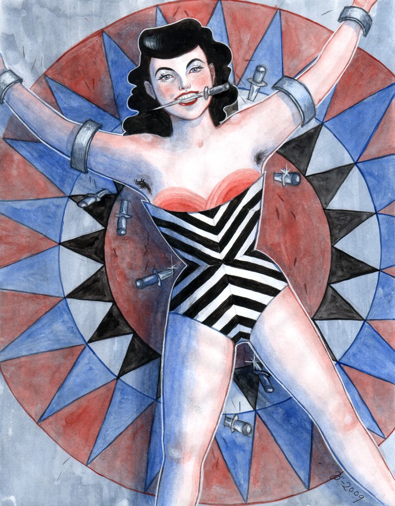 Target Girl – A3 print