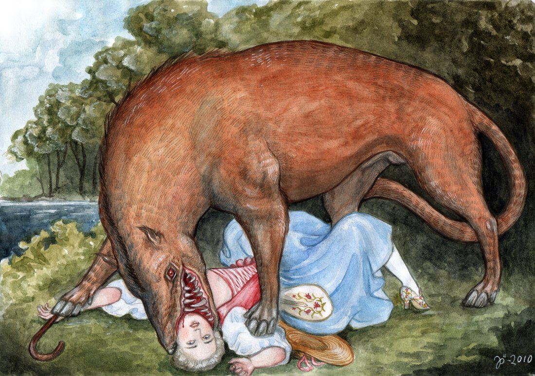 La Bête du Gévaudan – A4 print