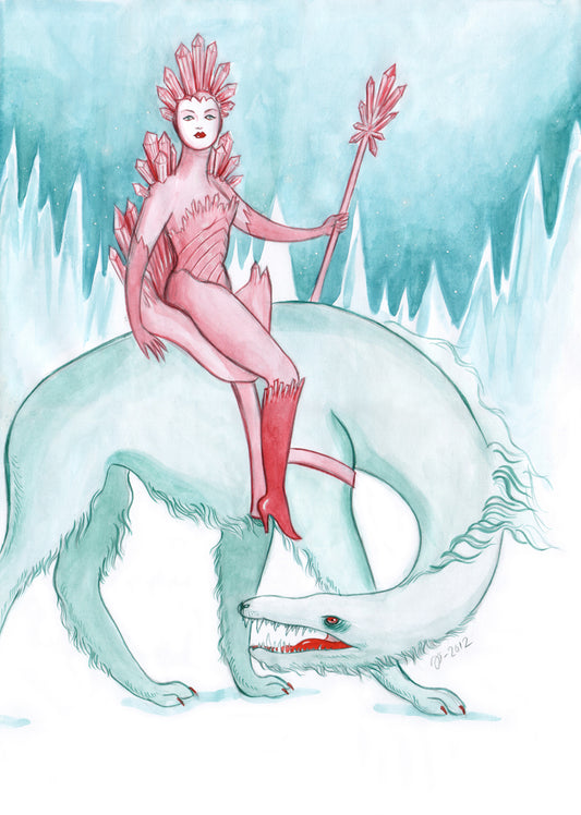 Crystal Guard – A3 print