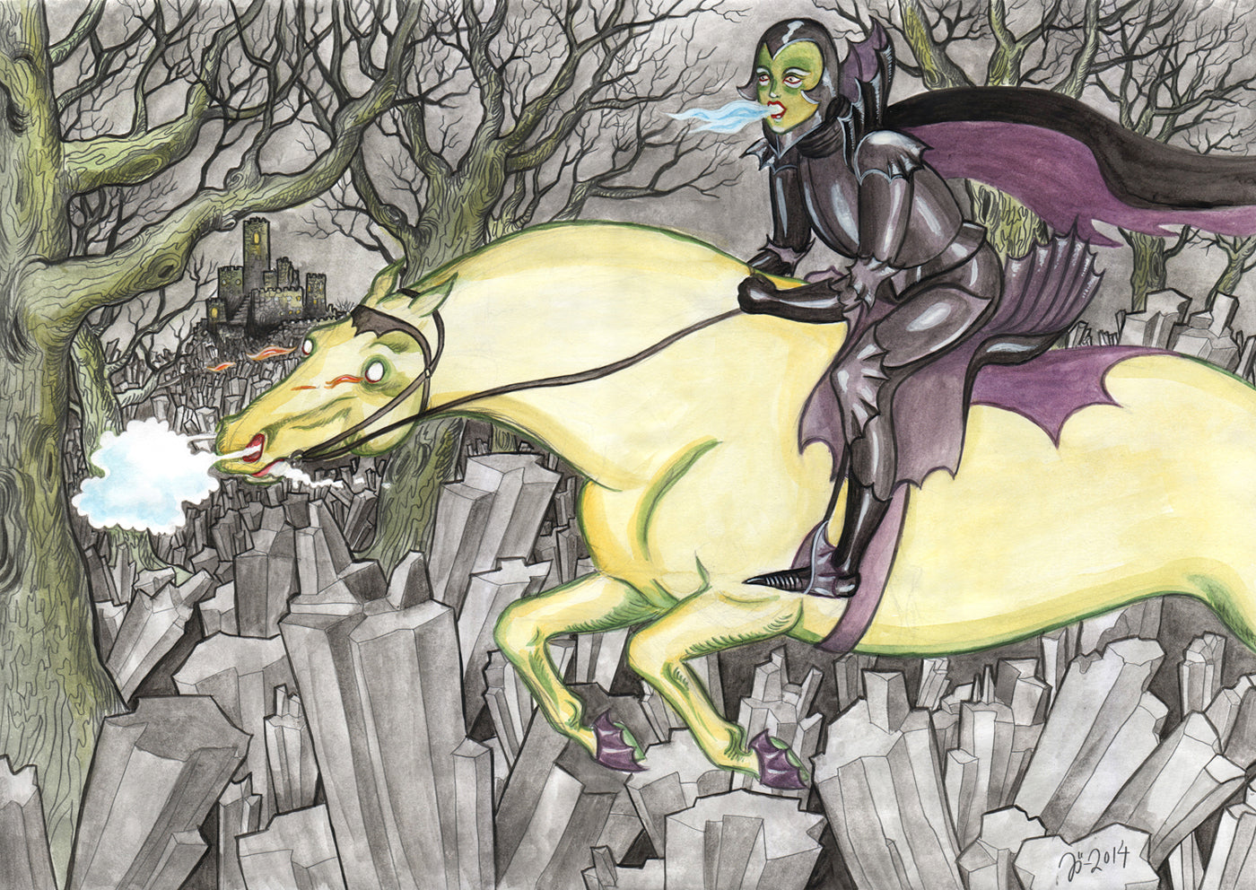 Fields of Stone – A3 print