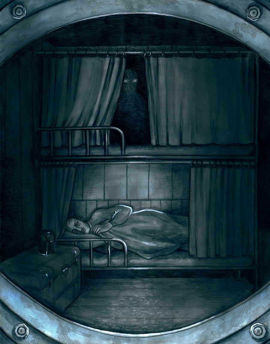 The Upper Berth – A3 print