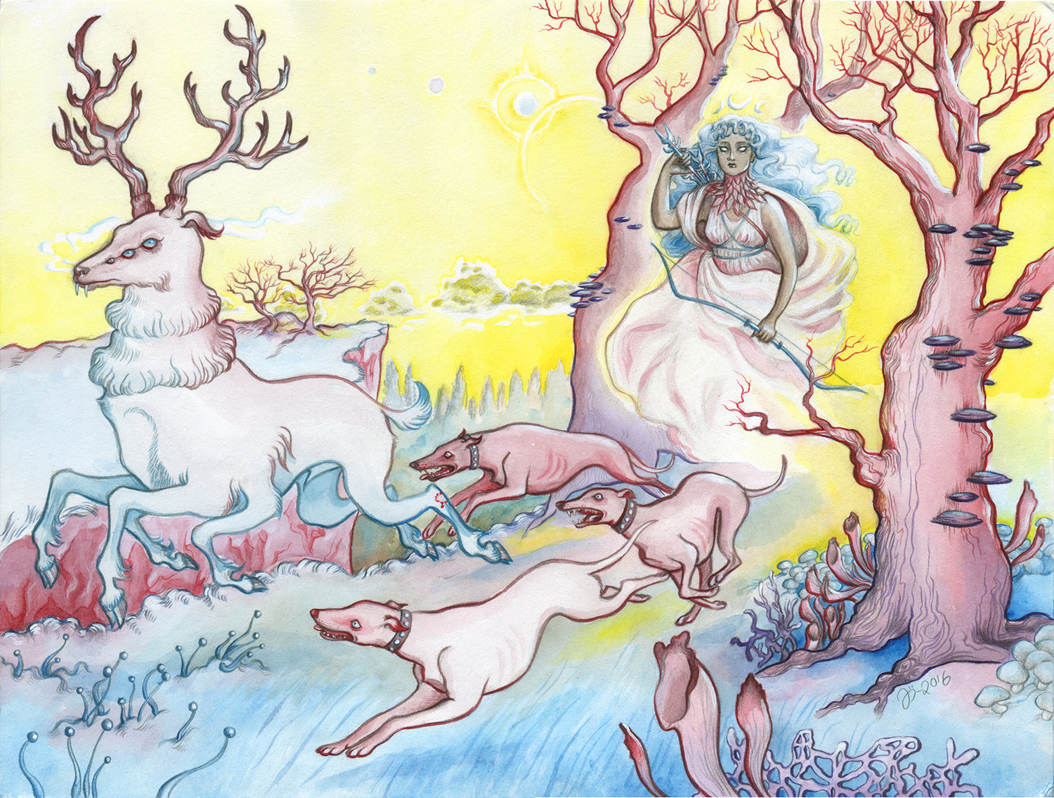 Hunt – A3 print