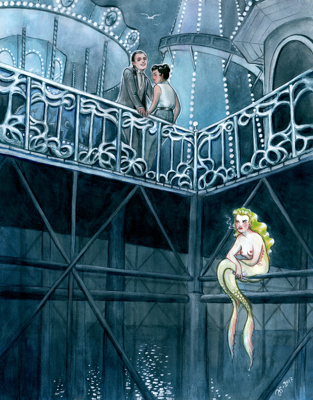 Pier – A3 print