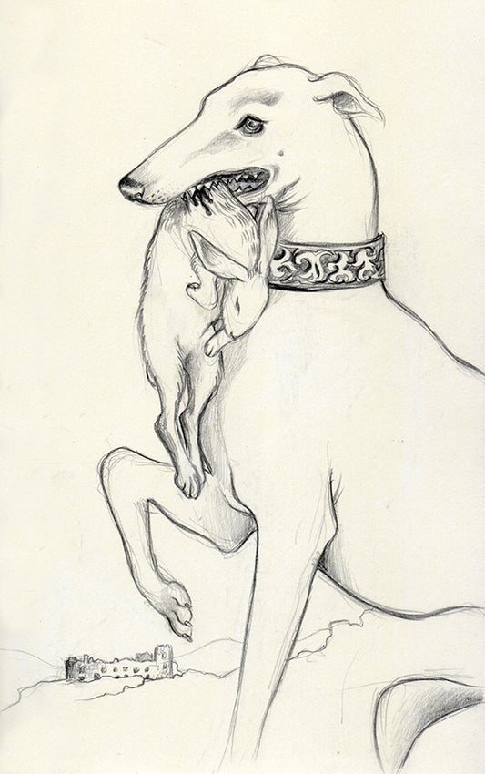 Greyhound – A5 print