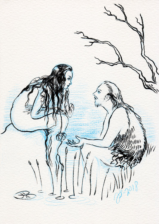 The Lady of the Lake – A5 print