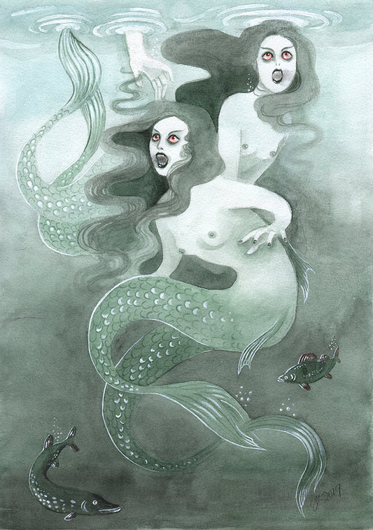 Mermaid Call – A4 print