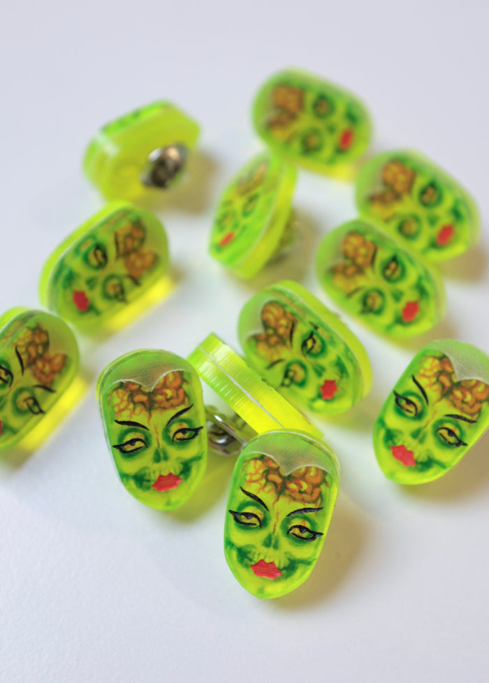 Ghoul Face Pin