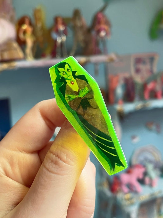 Vampire Coffin Pin