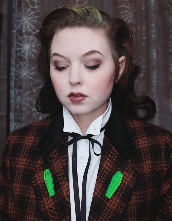 Skeleton Coffin Pin