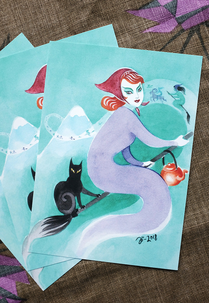 Easter Witch – Postcard
