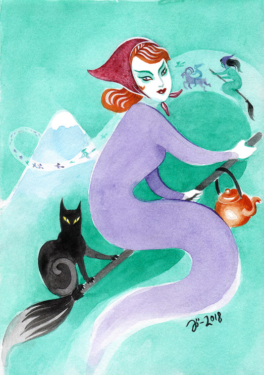 Easter Witch – Postcard