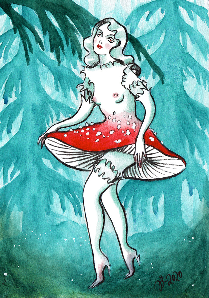 Amanita Muscaria – A5 print