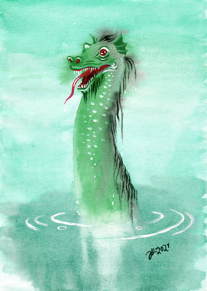Sea Serpent – A5 print
