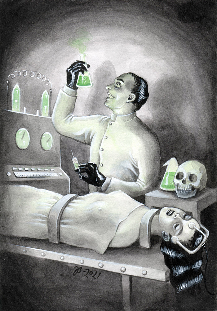 Mad Scientist – A5 print