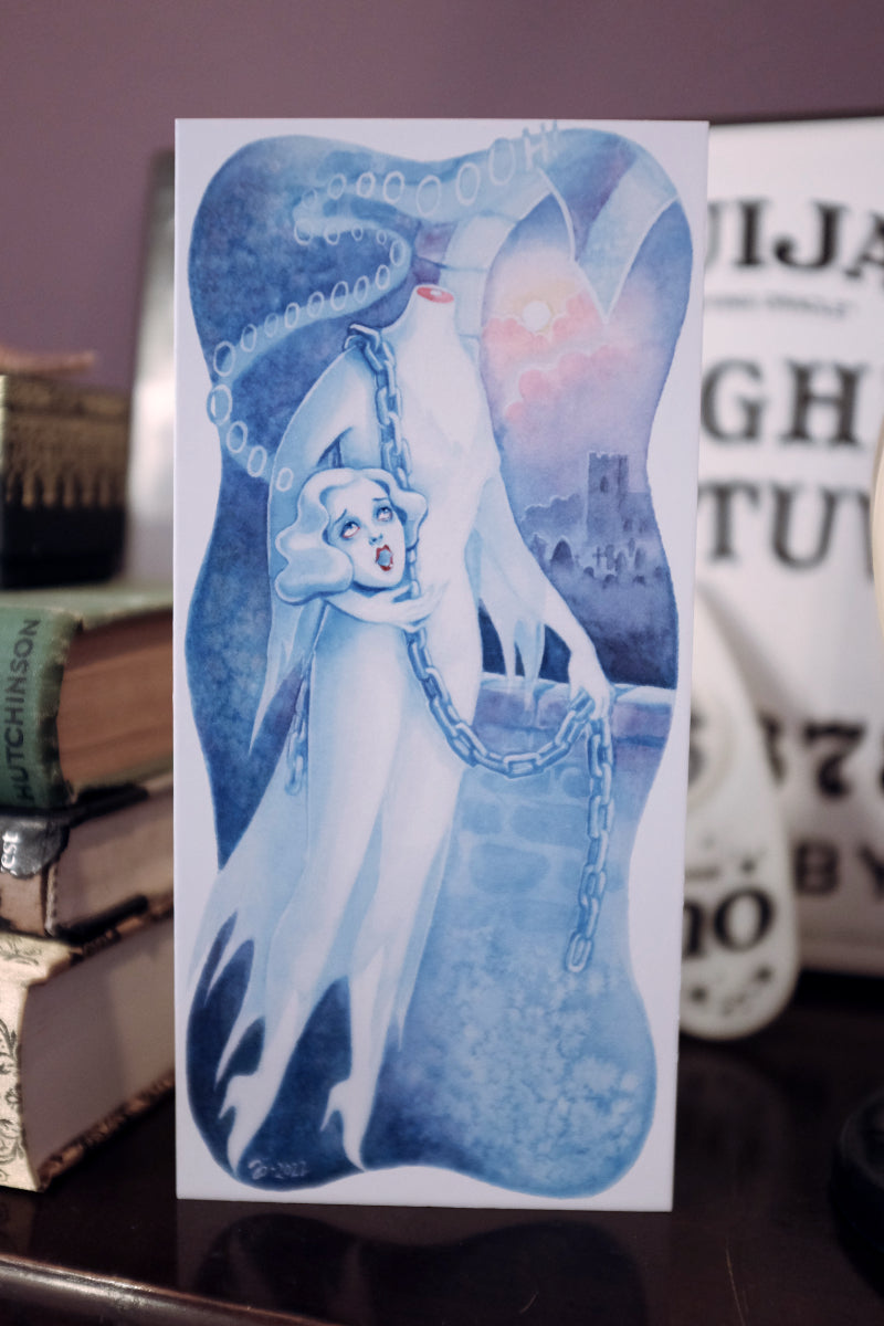 Deluxe Ghost Halloween card