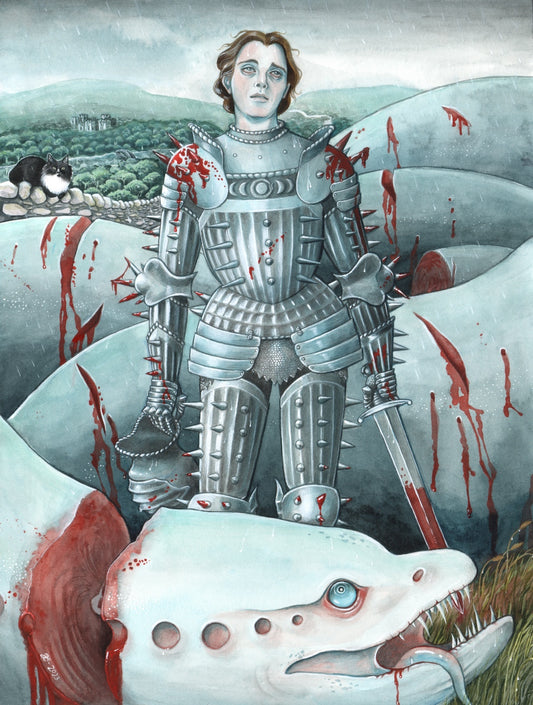 The Lambton Worm – A3 print