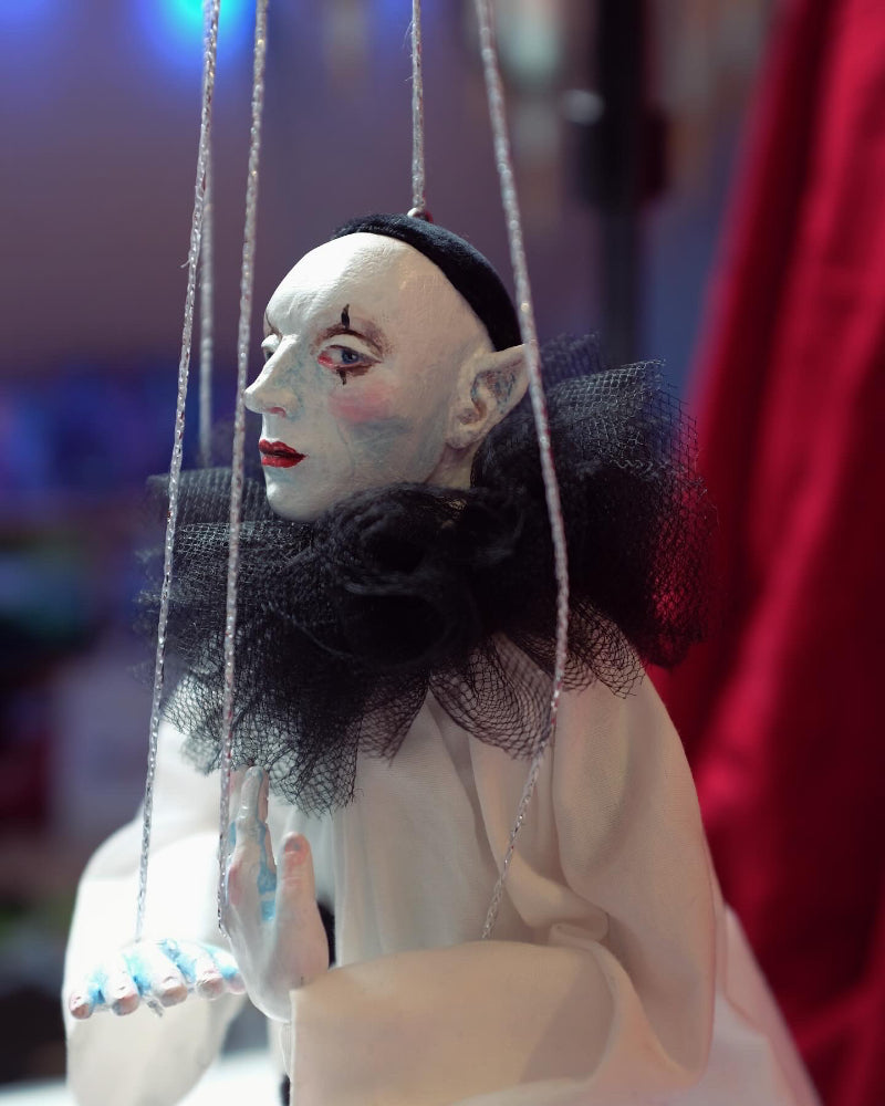 Pierrot Marionette Doll