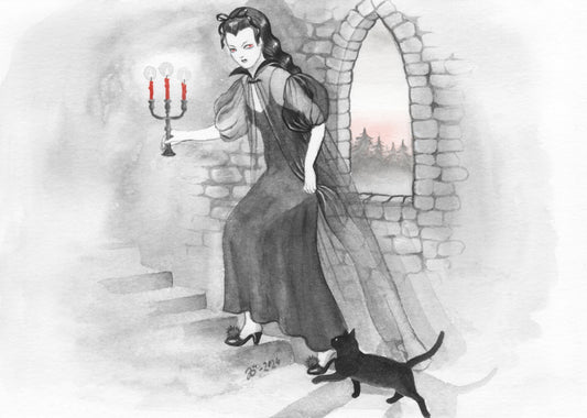 Bedtime Vampire – A5 print