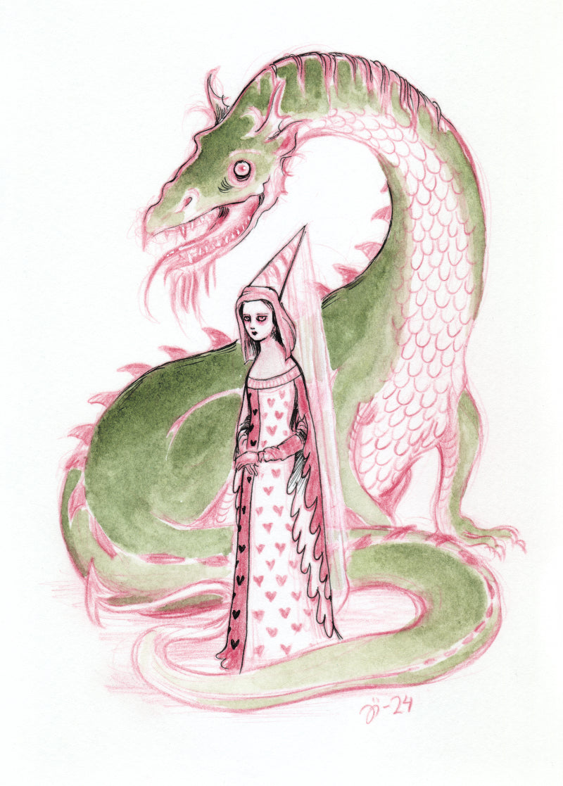 Bride of the Dragon – A5 print