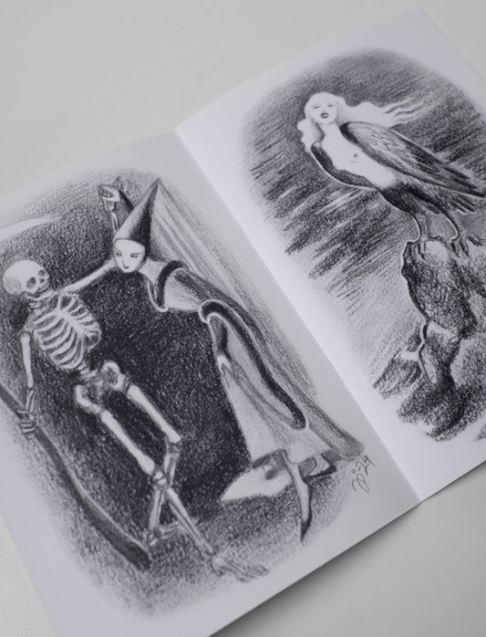 October Drawings art zine