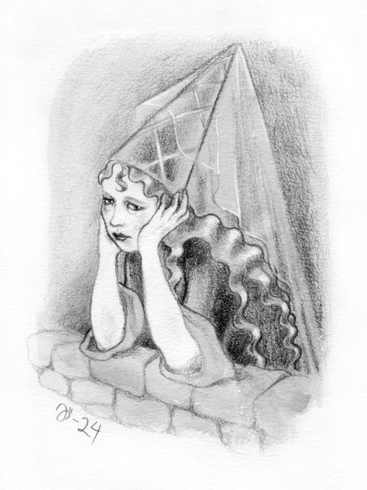 Sad Princess – A5 print