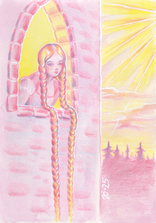 Rapunzel – A5 print