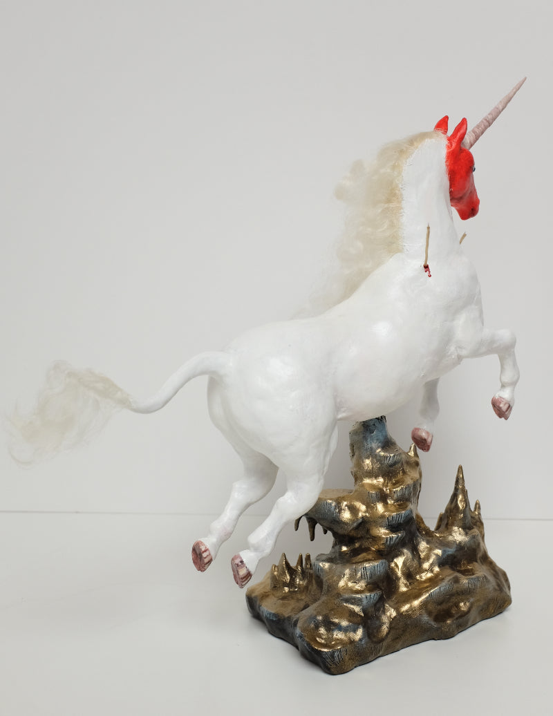 Unicorn and maiden