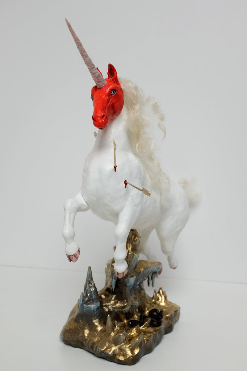 Unicorn and maiden