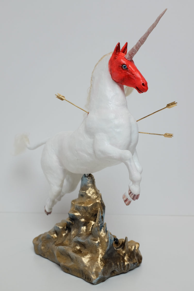 Unicorn and maiden