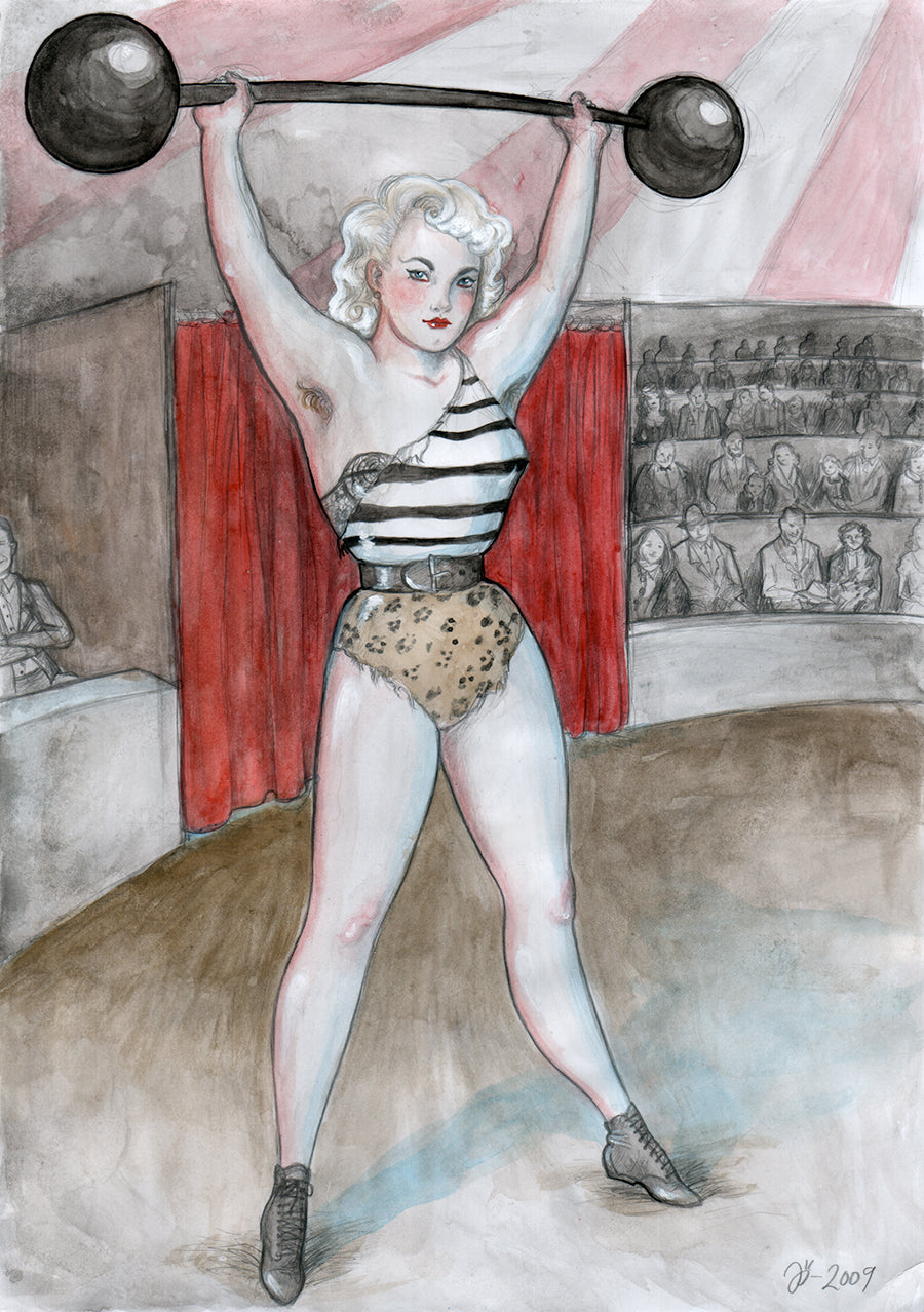 Strongwoman – original art