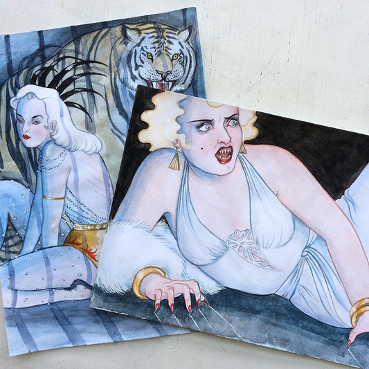 Tiger Cage – original art