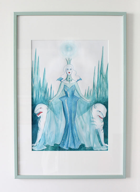 Queen of the Ice Planet – original art