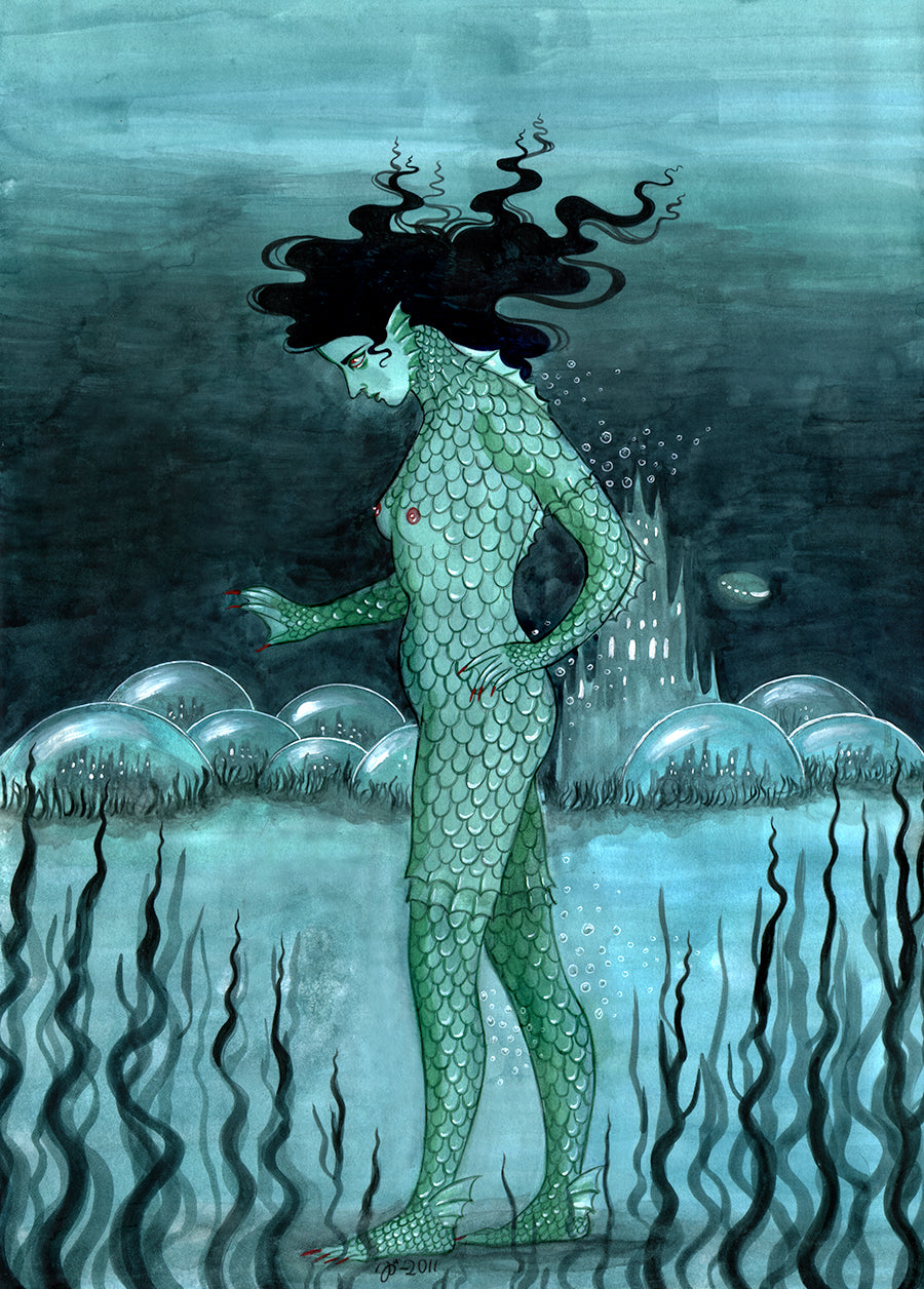 City of the Deep – original art