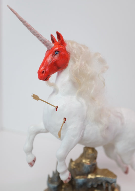 Unicorn and maiden
