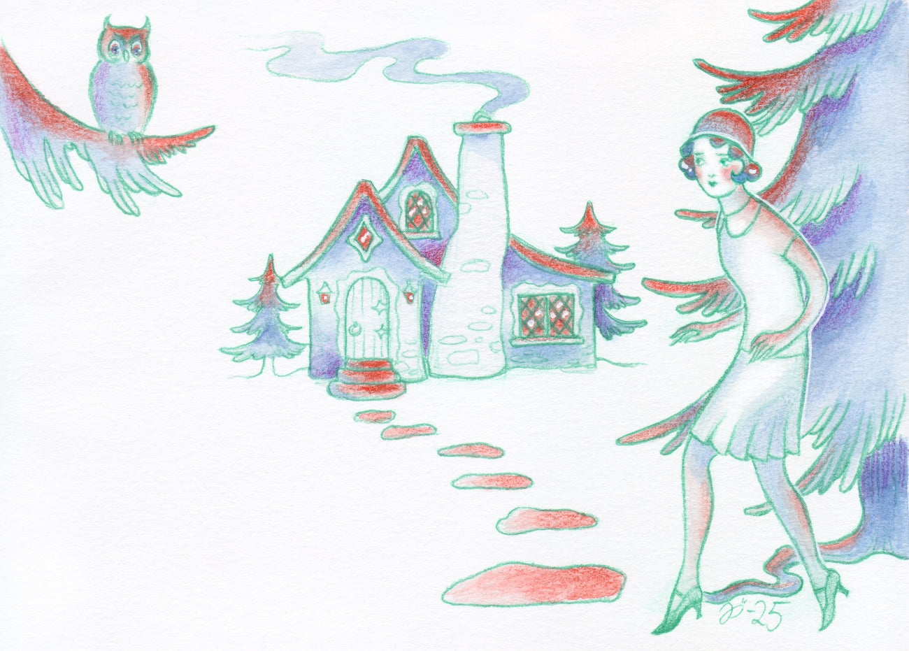 Storybook Houses – Postcard set