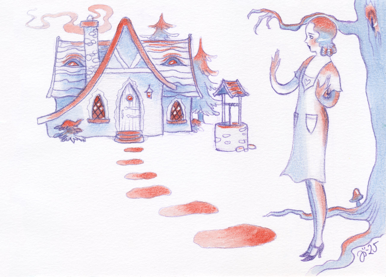 Storybook Houses – Postcard set