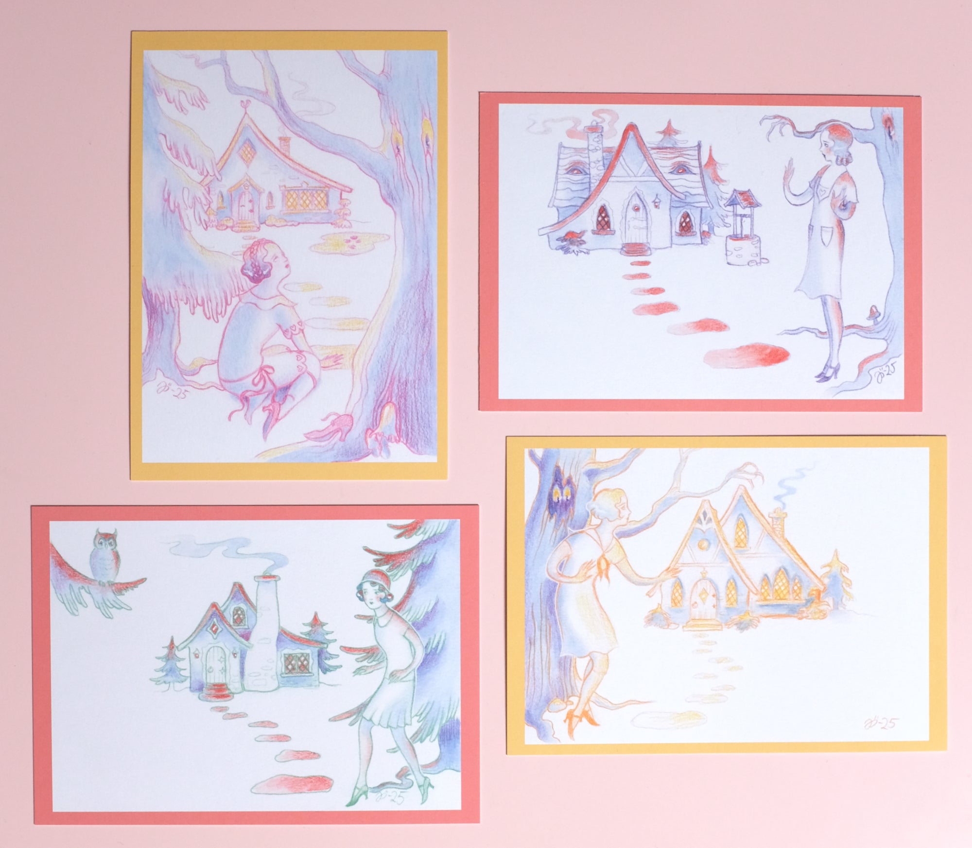 Storybook Houses – Postcard set