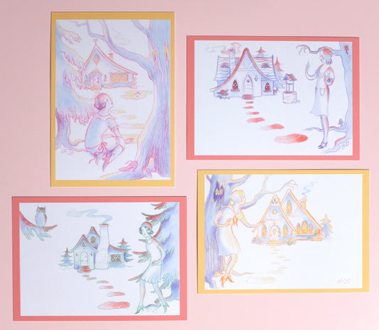 Storybook Houses – Postcard set