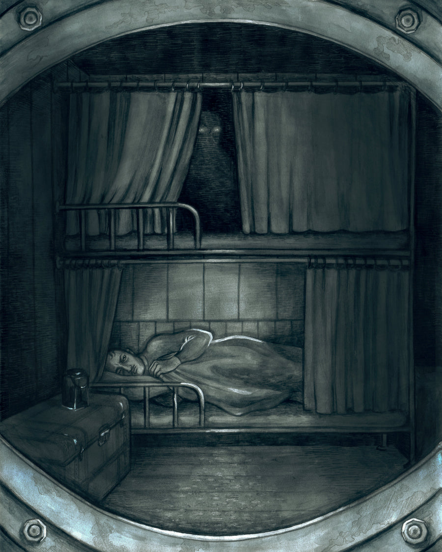 The Upper Berth – original art