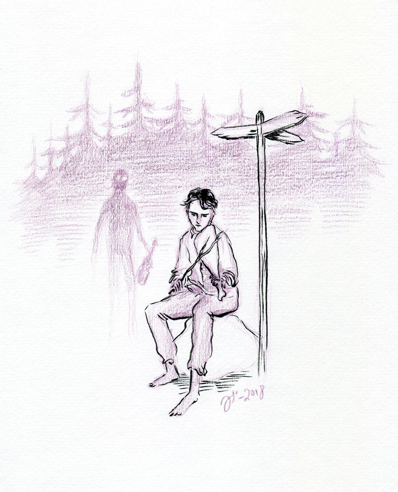 Crossroad – original art