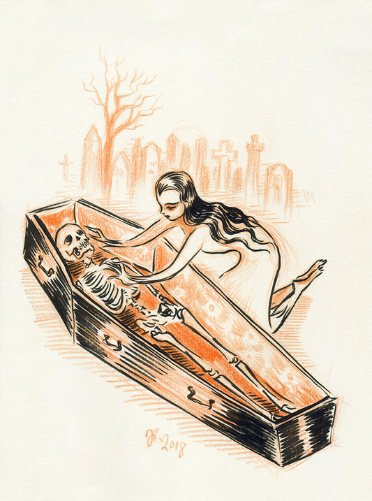 Coffin II – original art