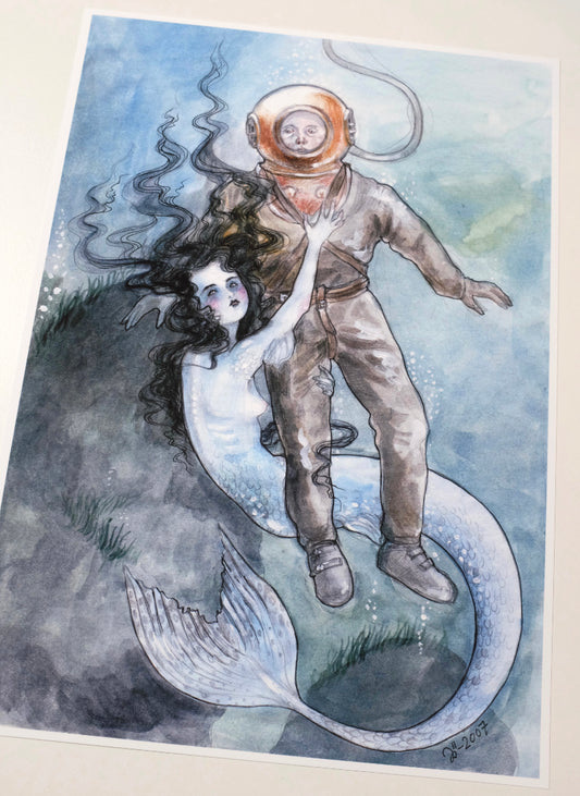 Diver – A4 print